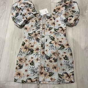 Avantlook ballon sleeve dress size L